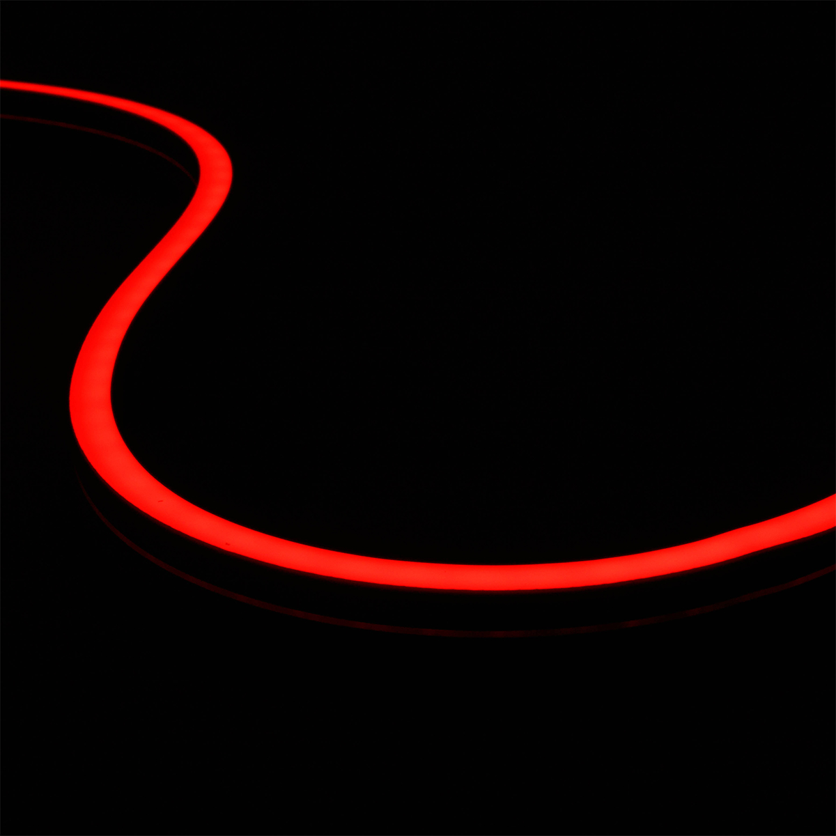 Neon Mini 24V LED Streifen 5M 12W/m 120LED/m 6mm - Lichtfarbe: Rot - Schutzart: IP66