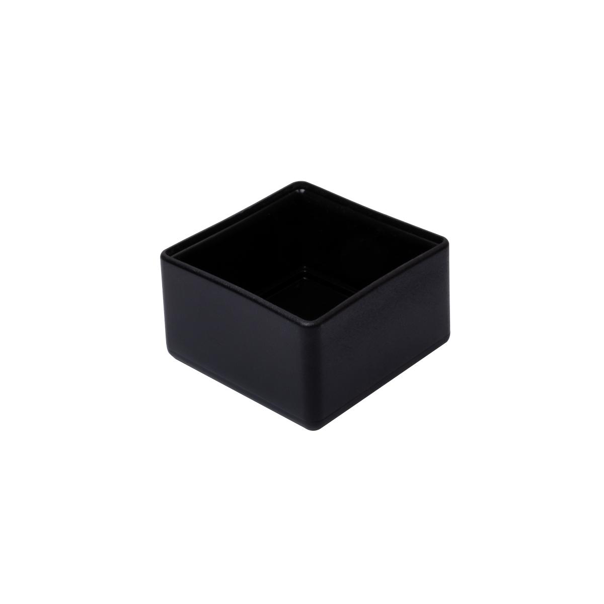 Rechteckkappen 40x40x28mm, schwarz PE (Polyethylen) - MwSt: 19% für Geschäftskunden