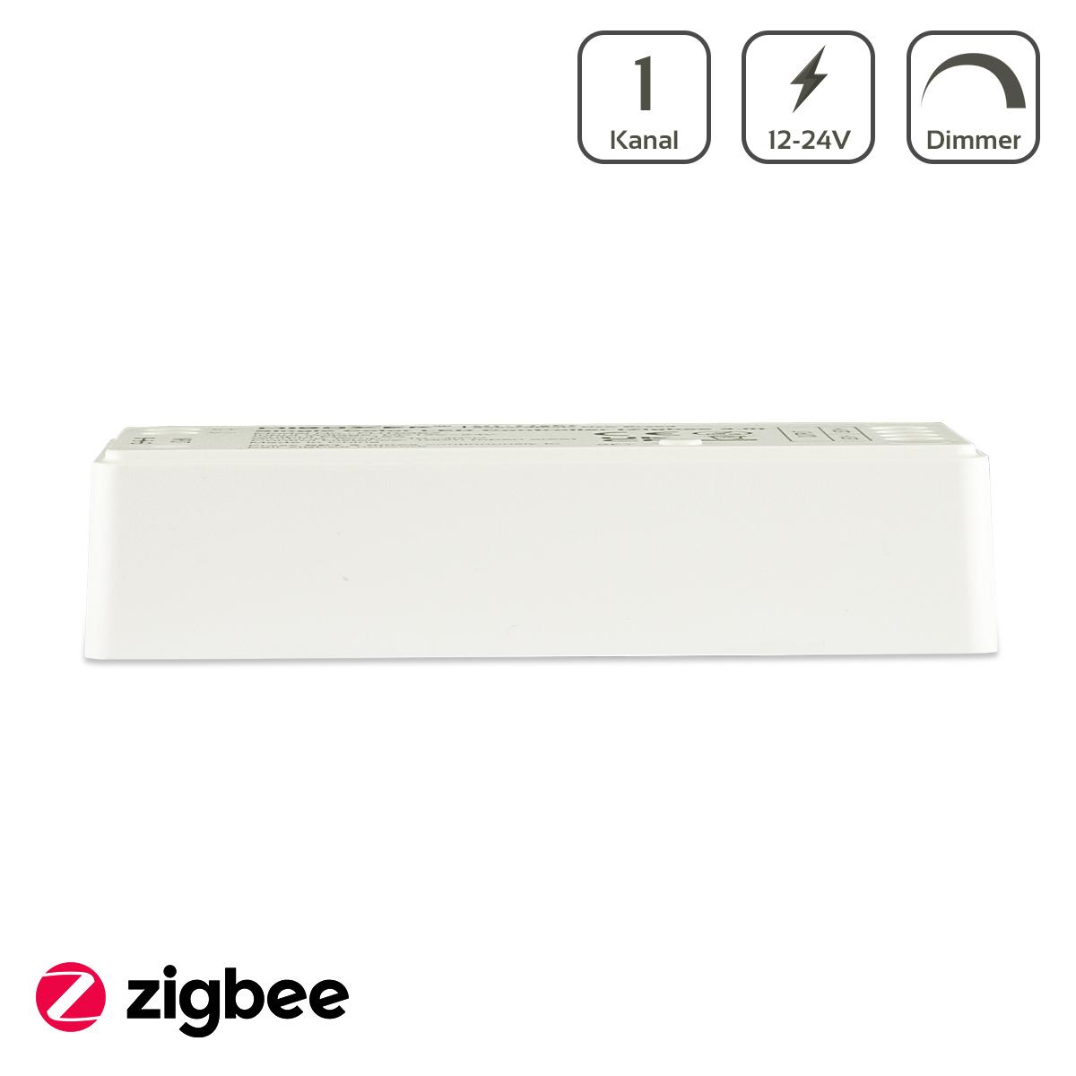 MiBoxer Zigbee 3.0 LED Controller Einfarbig 1 Kanal 12/24V Dimmer LED Strip Panel Steuerung FUT036Z