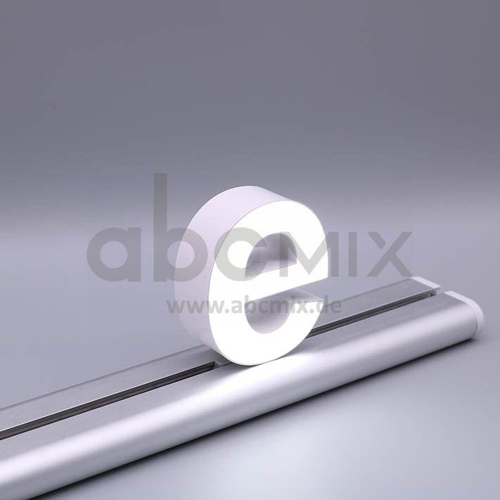 LED Buchstabe Slide e für 100mm Arial 6500K weiß