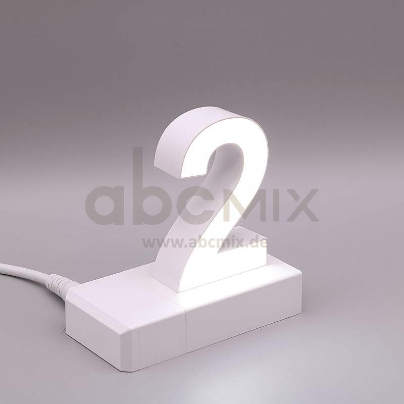 Leuchtbuchstabe EasyClick 2 für 75mm Arial 4000K weiß