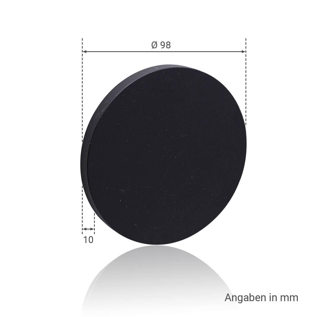 LED Treppenleuchte mit Bewegungsmelder rund schwarz Lichtfarbe auswählbar (CCT) - Lichtaustritt: Kato