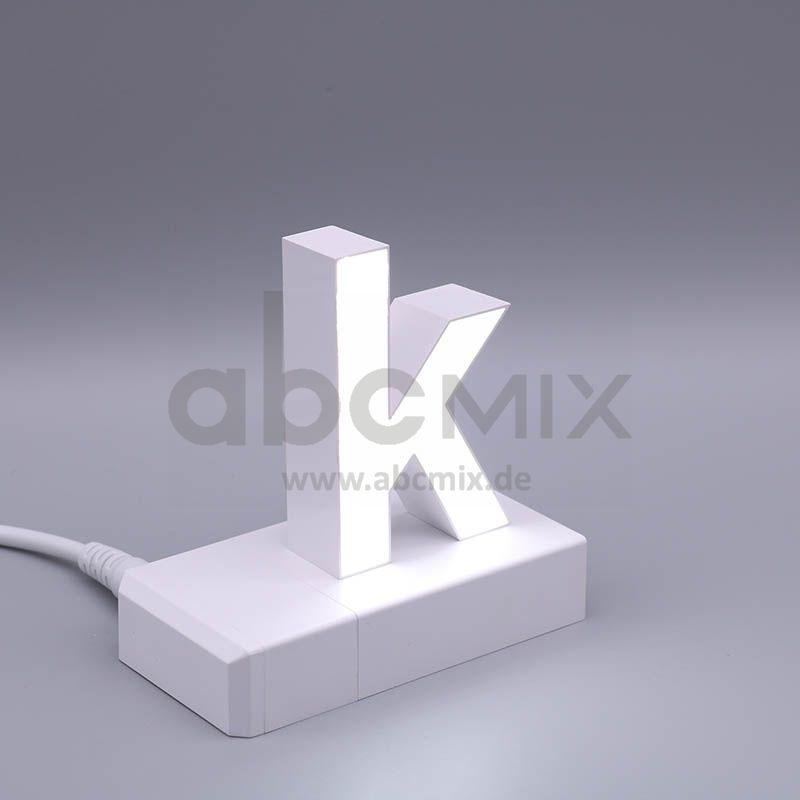 LED Buchstabe Click k für 75mm Arial 6500K weiß