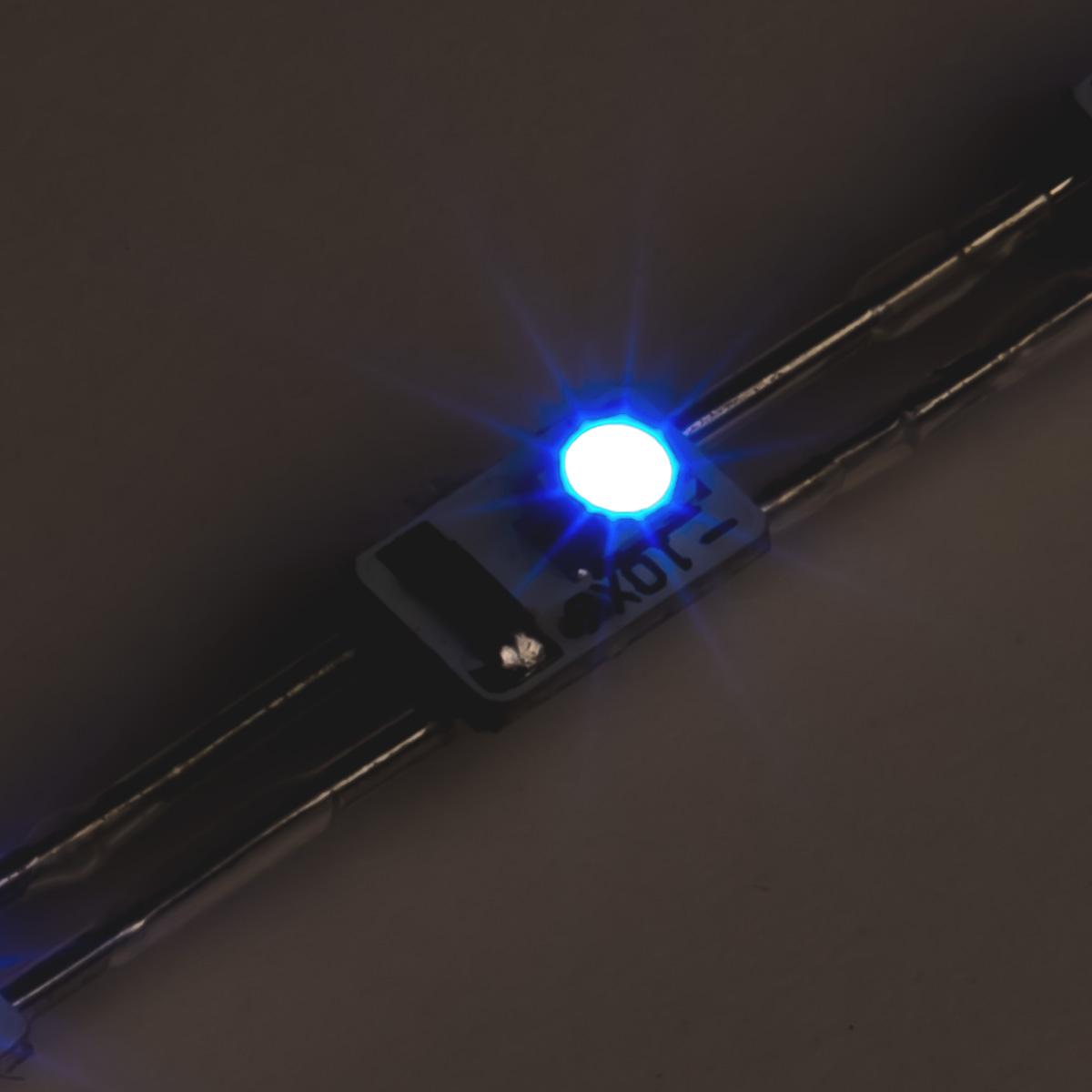 LED Module SMD2835 2 Chip 12V 0,24W 38LED/m 5 Meter - Lichtfarbe: Blau