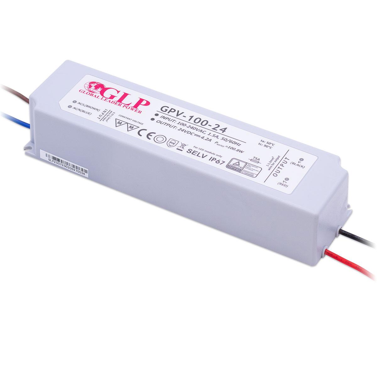GLP GPV-100-24 LED Netzteil 100W 24V 4.2A IP67 Schaltnetzteil CV