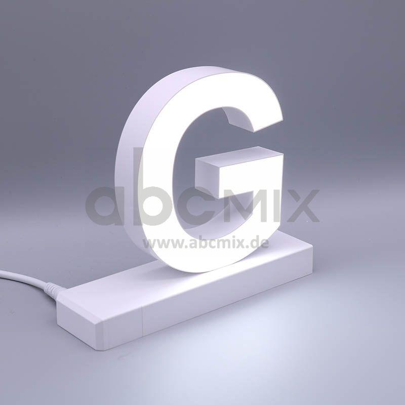 LED Buchstabe Click G 125mm Arial 6500K weiß