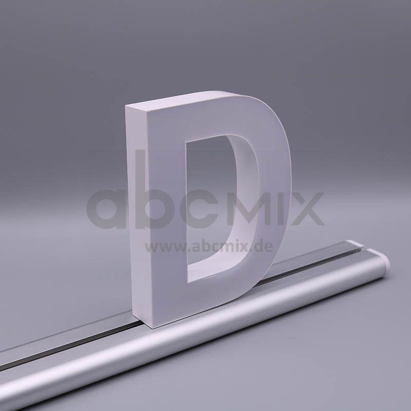 LED Buchstabe Slide D 150mm Arial 6500K weiß