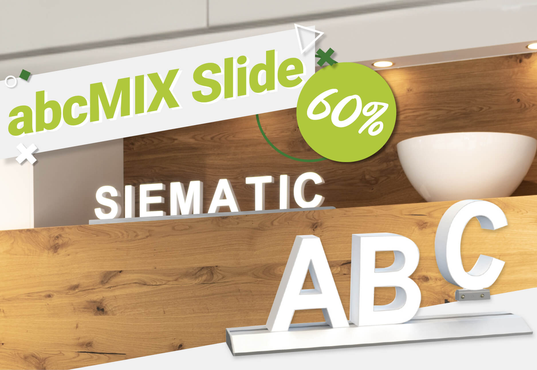 60% auf abcMIX Slide