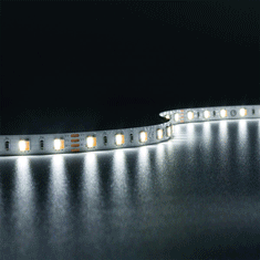 Strip CCT Dual Weiß 24V LED Streifen 5M 14,4W/m 60LED/m 10mm IP20 Lichtfarbe einstellbar 2700-6500K