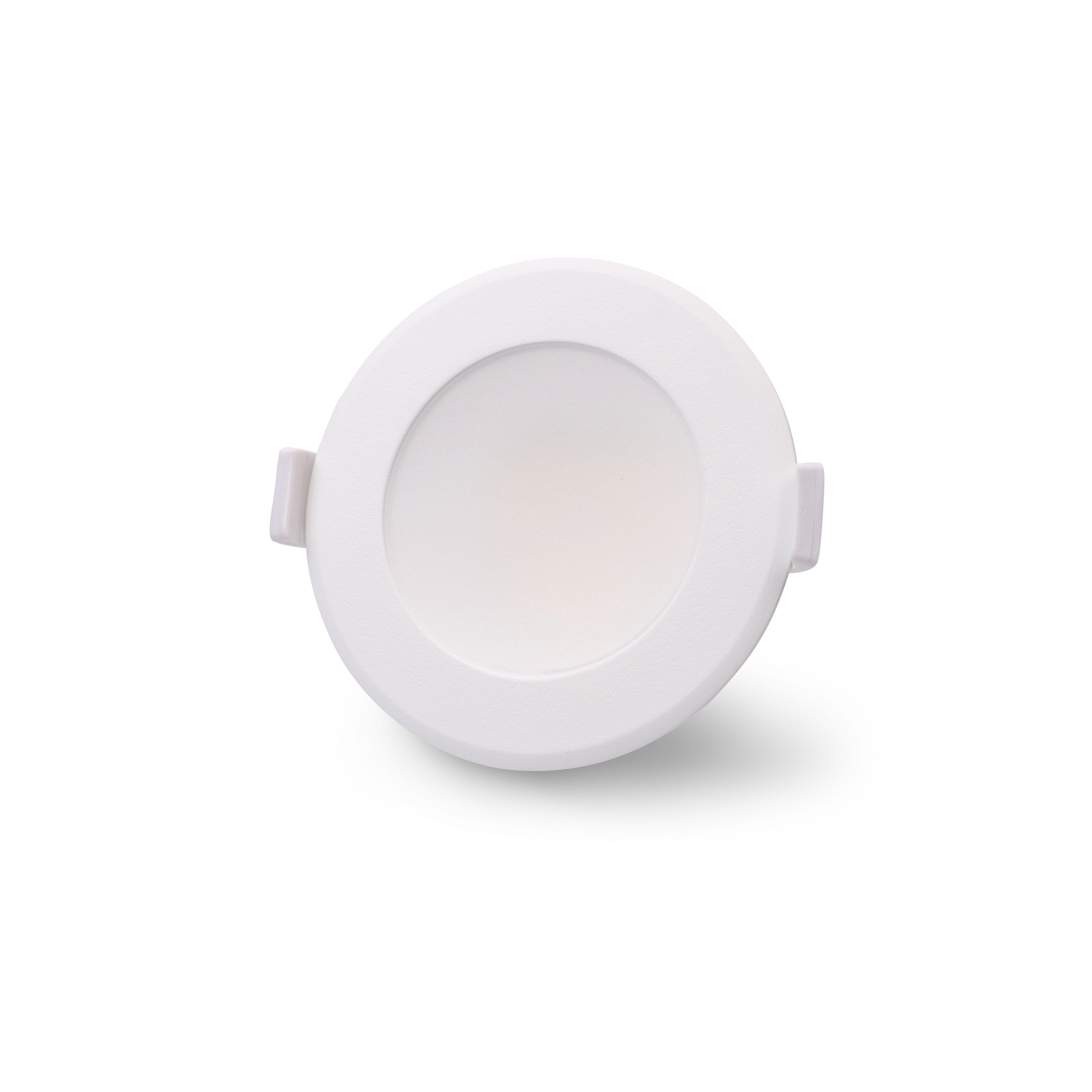 CCT LED Einbaustrahler rund weiß 90° dimmbar - Ausführung: 17W Ø174mm 
