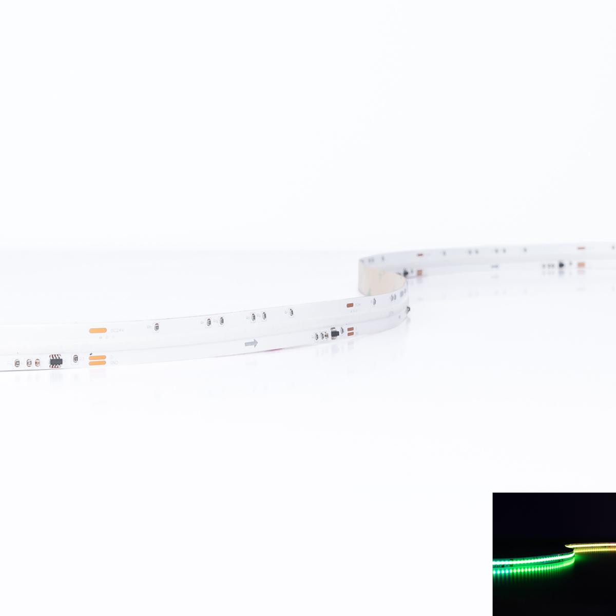 Pixel RGB Strip COB 24V LED Streifen 5M 12W/m 540LED/m 12mm IP20
