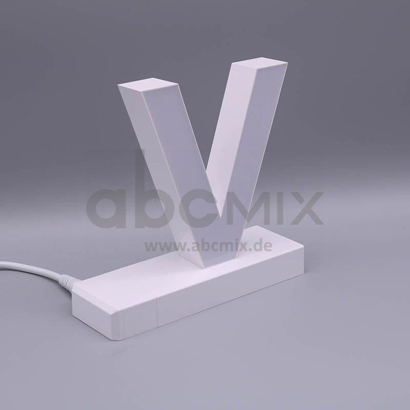 LED Buchstabe Click V 125mm Arial 6500K weiß