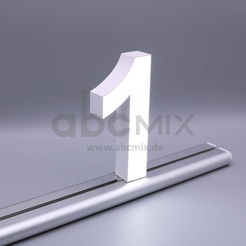 LED Buchstabe Slide 1 für 150mm Arial 6500K weiß