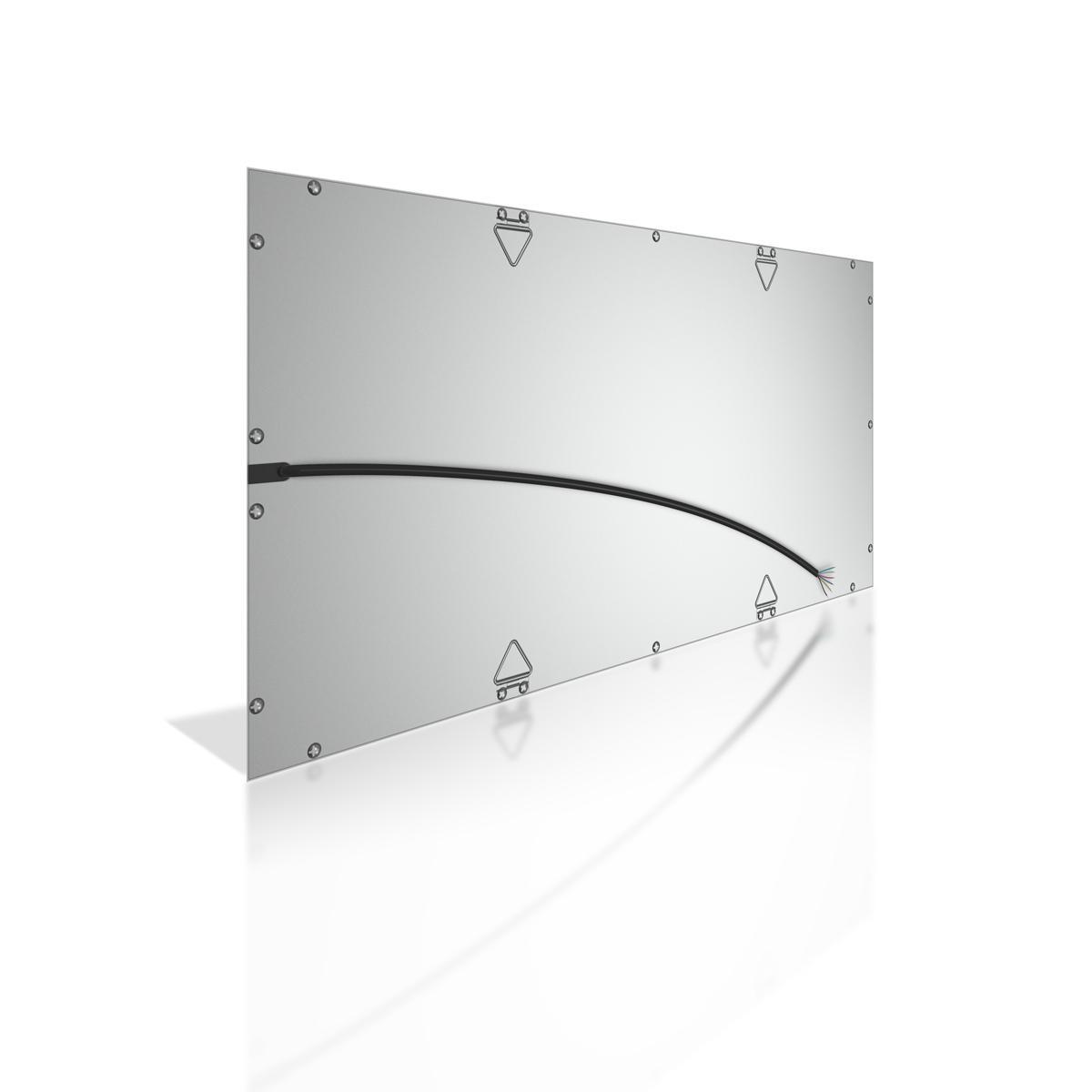 RGB+CCT LED Panel 60x30cm inkl. MiBoxer Smarthomesteuerung 24W 24V Rahmen weiß - Panelmontage:  Z Halterung für Wand und Deckenmontage