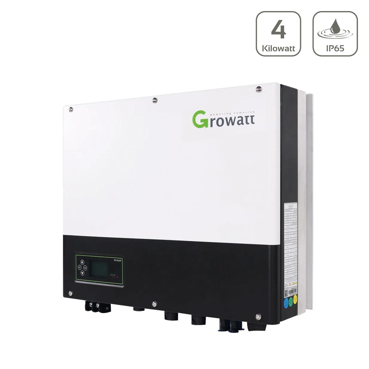 Growatt SPH4000TL3-BH-UP 4kW Hybrid Wechselrichter 3-phasig inklusive Smart Meter TPM-E 3-phasig - MwSt: 0% NUR für Privatkunden