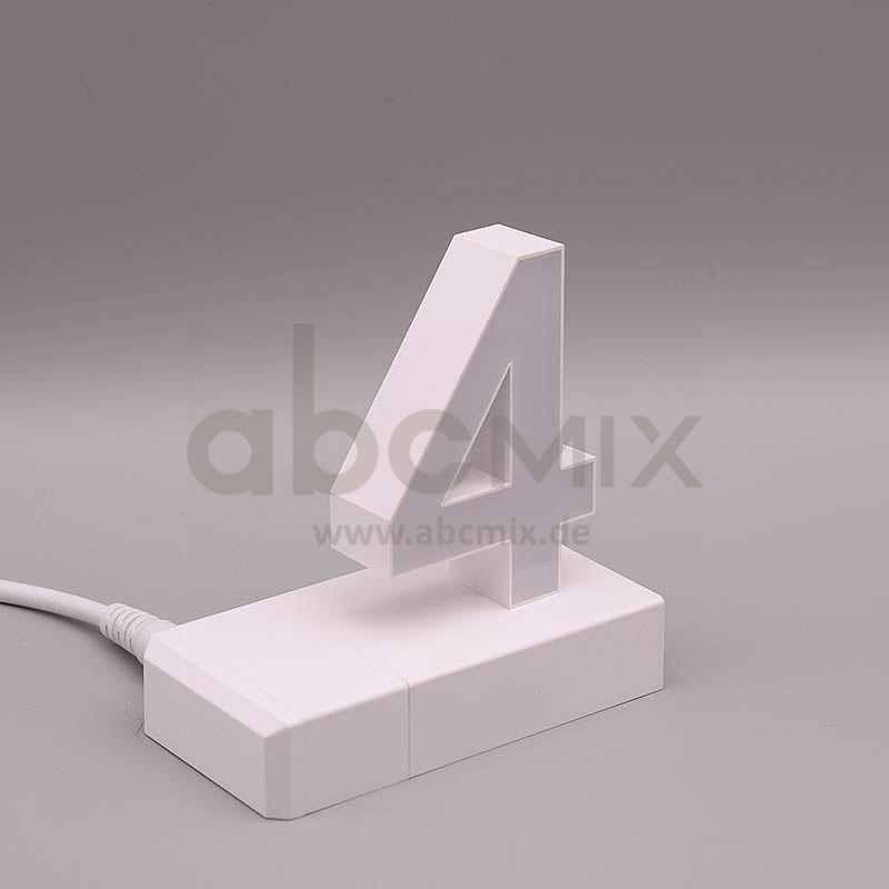 Leuchtbuchstabe EasyClick 4 für 75mm Arial 4000K weiß