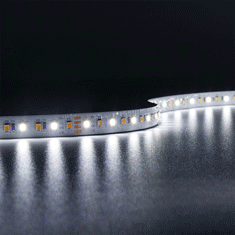 Strip CCT Dual Weiß 24V LED Streifen 5M 18W/m 120LED/m 12mm IP20 Lichtfarbe einstellbar 2700-6000K