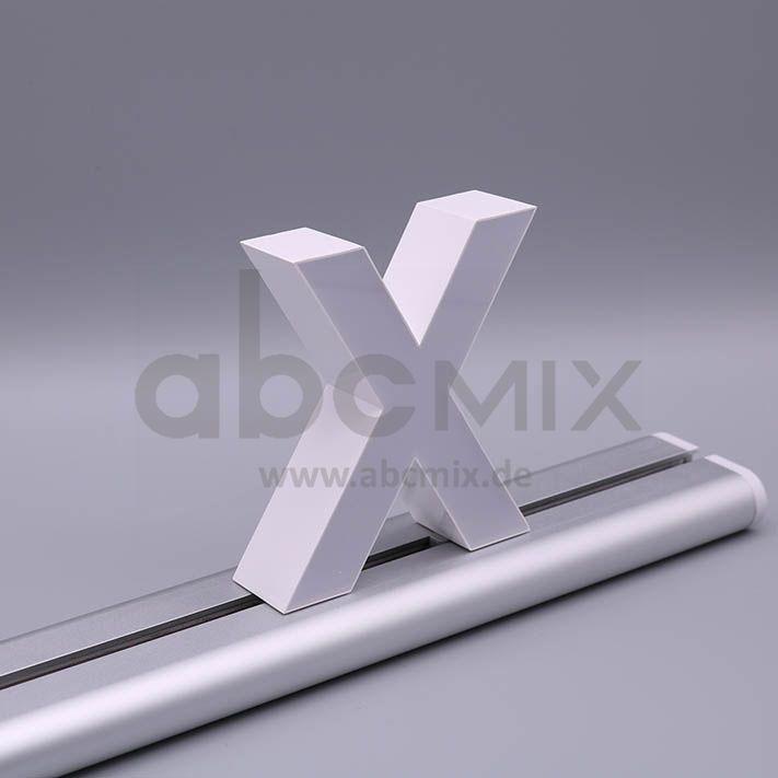 LED Buchstabe Slide X 100mm Arial 6500K weiß