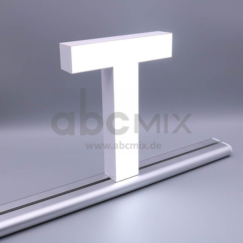 LED Buchstabe Slide T 200mm Arial 6500K weiß