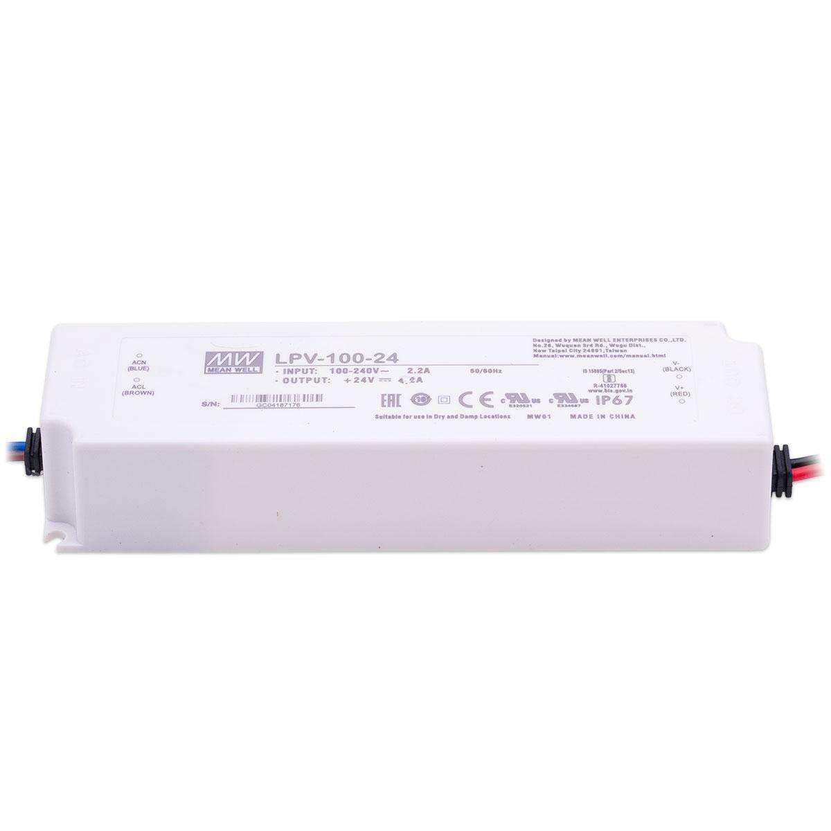 Mean Well LPV-100-24 LED Netzteil 100W 24V 4.2A IP67 Schaltnetzteil CV