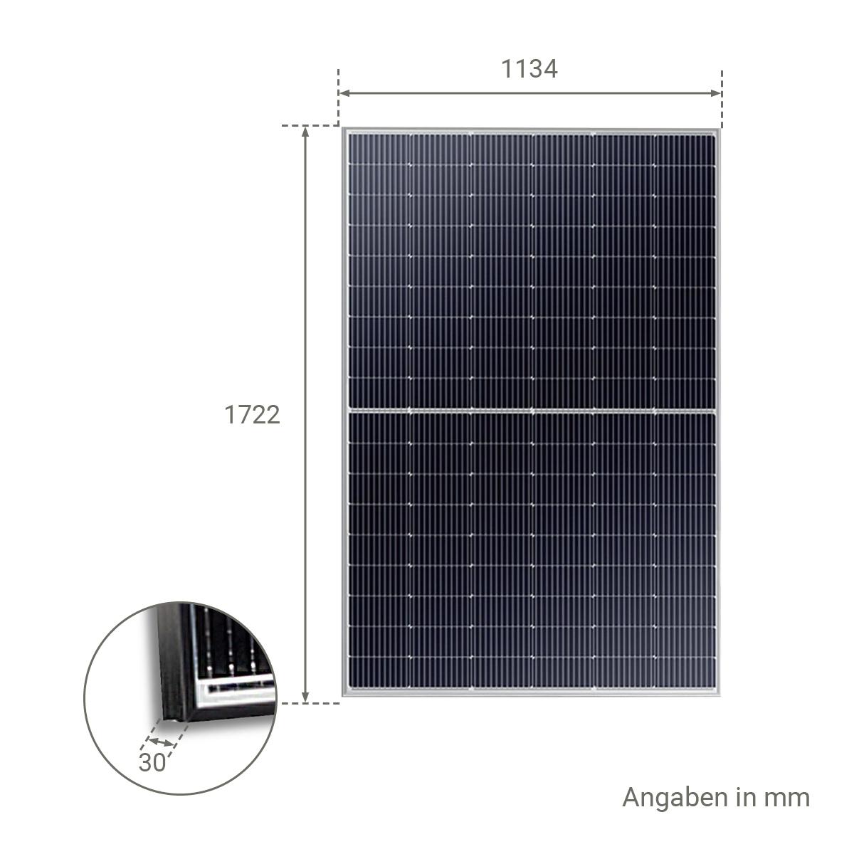SunLink 415 Watt Black Frame Solarmodul SL5M108-415 - MwSt: 19% für Geschäftskunden 