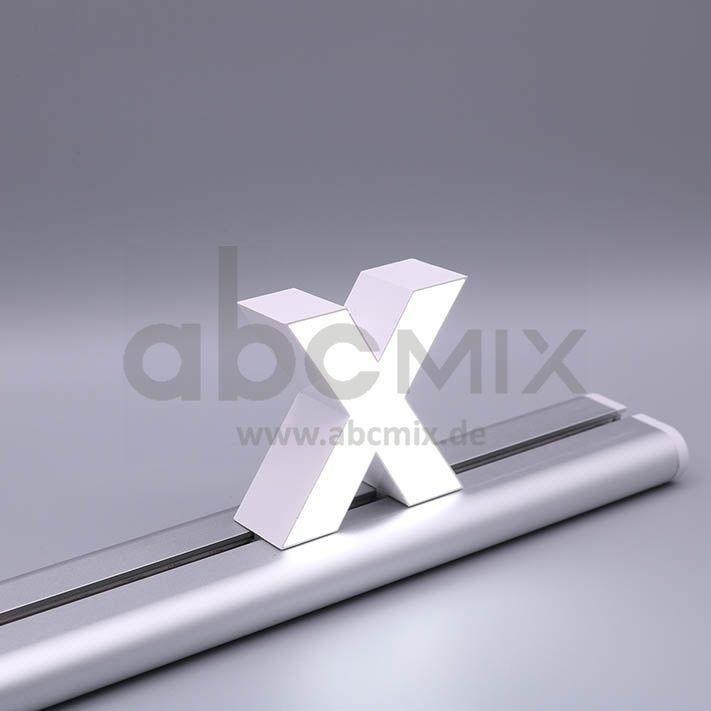 LED Buchstabe Slide x für 100mm Arial 6500K weiß