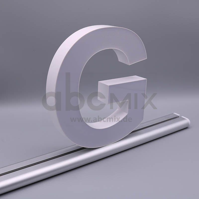 LED Buchstabe Slide G 200mm Arial 6500K weiß