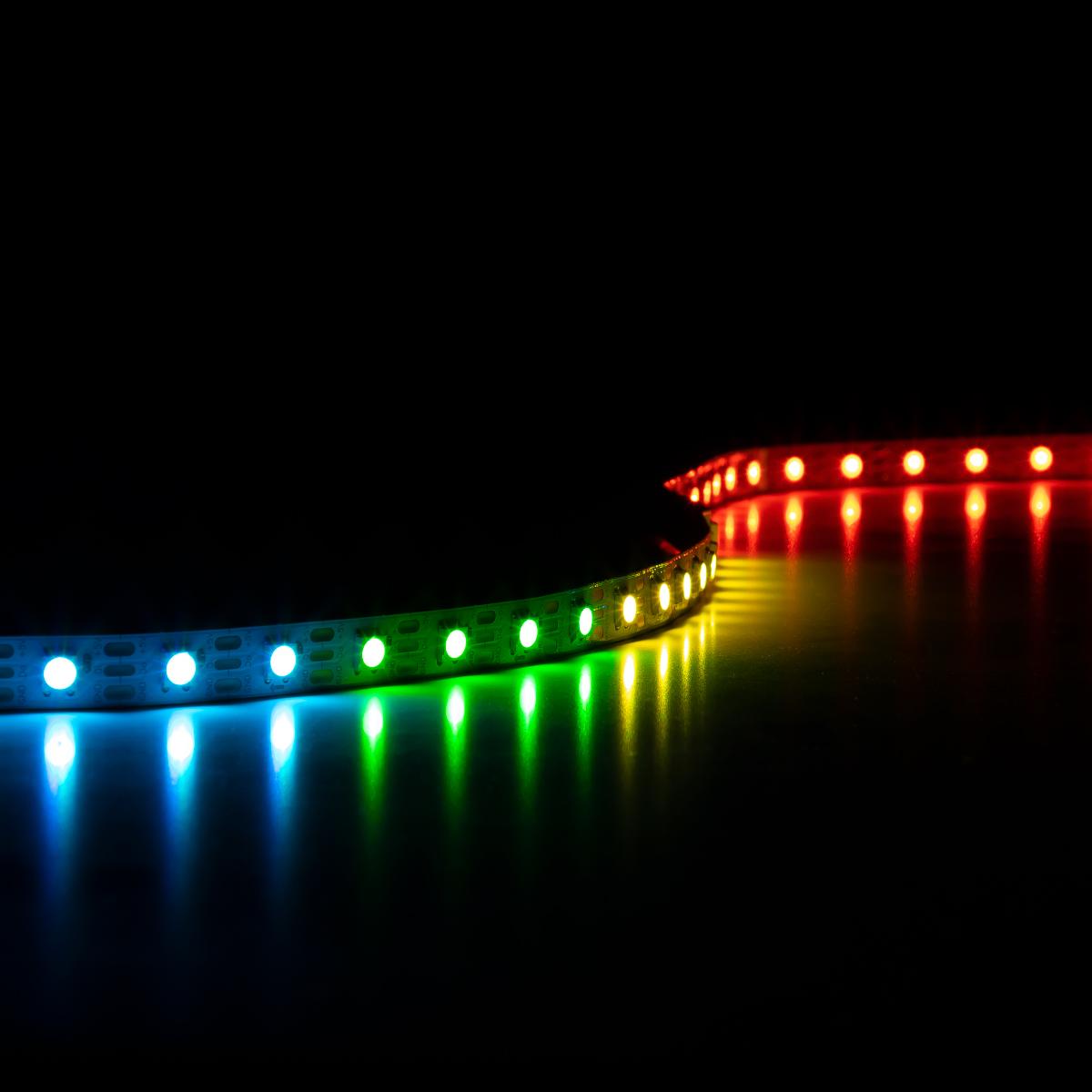 Einzeln Adressierbarer LED-Streifen WS2812B RGB 5V LED Strip 5M 12W/m 60LED/m 10mm IP20