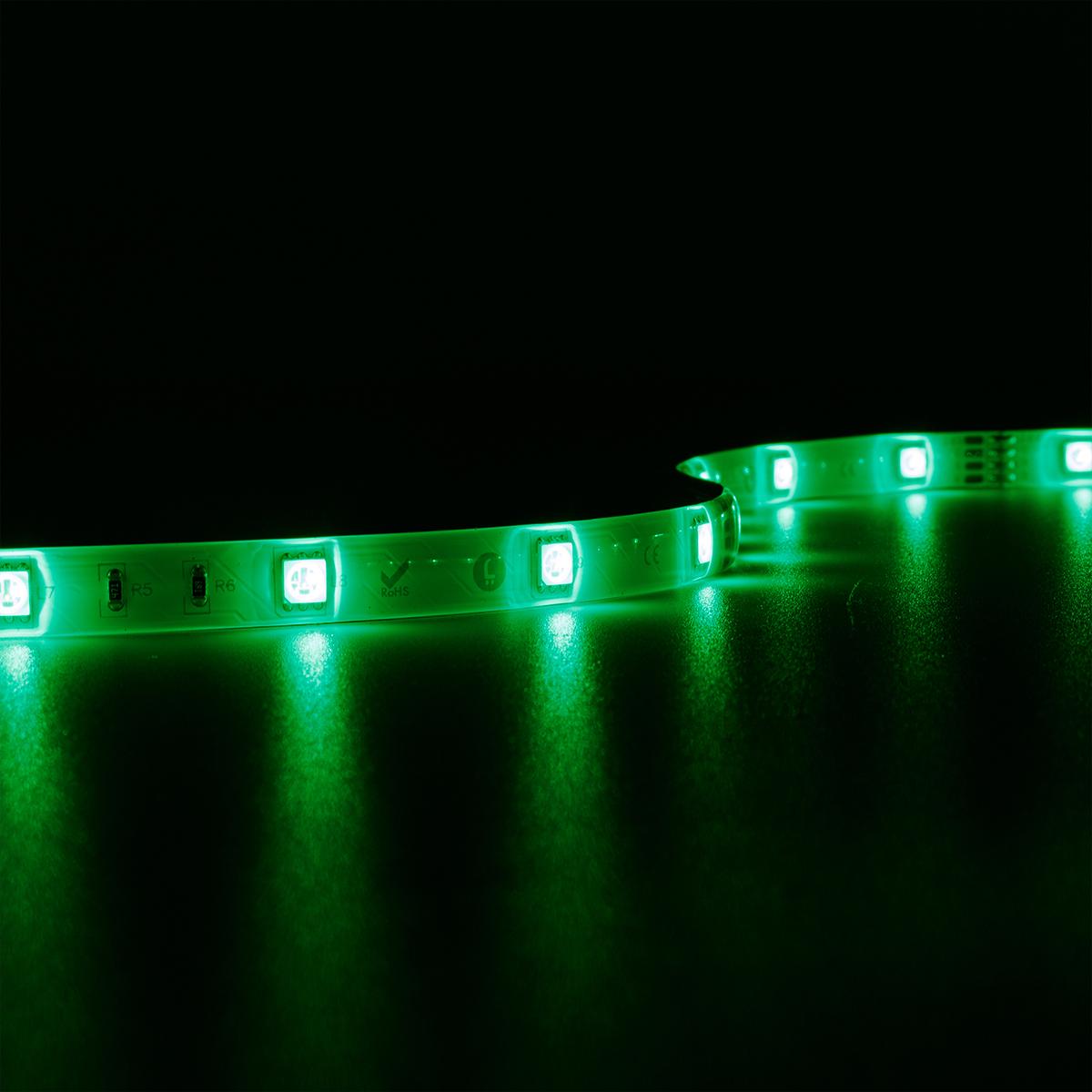 Strip RGB 24V LED Streifen 10M 7,2W/m 30LED/m 10mm IP65 Farbwechsel