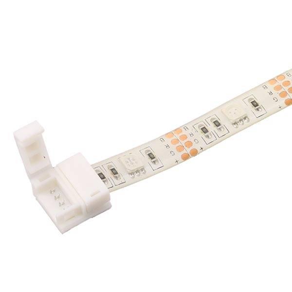 RGB LED Strip Schnellverbinder 4polig 10mm für silikon-ummantelte Strips