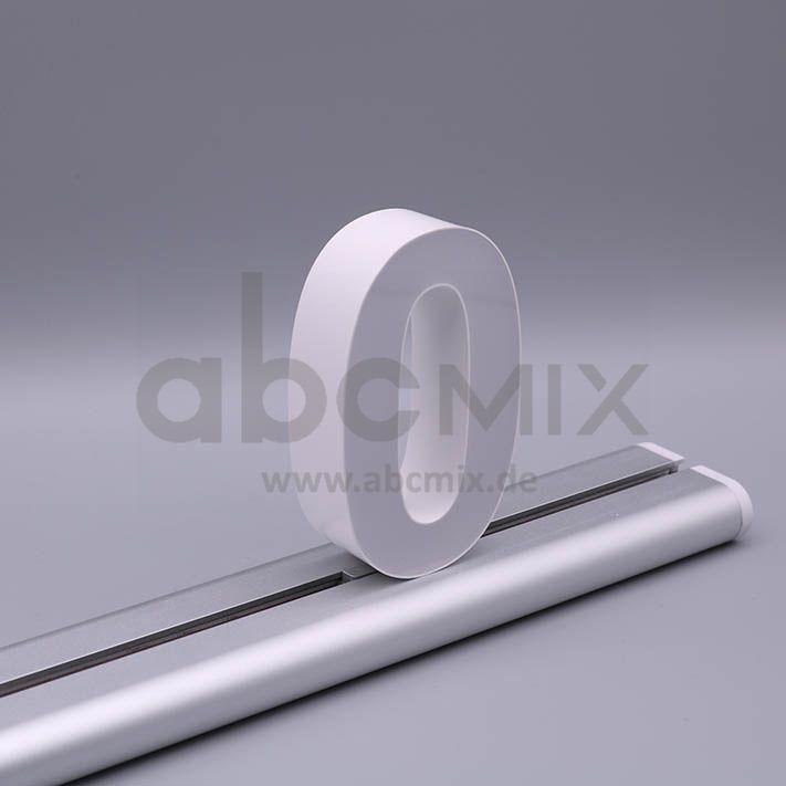 LED Buchstabe Slide 0 für 100mm Arial 6500K weiß