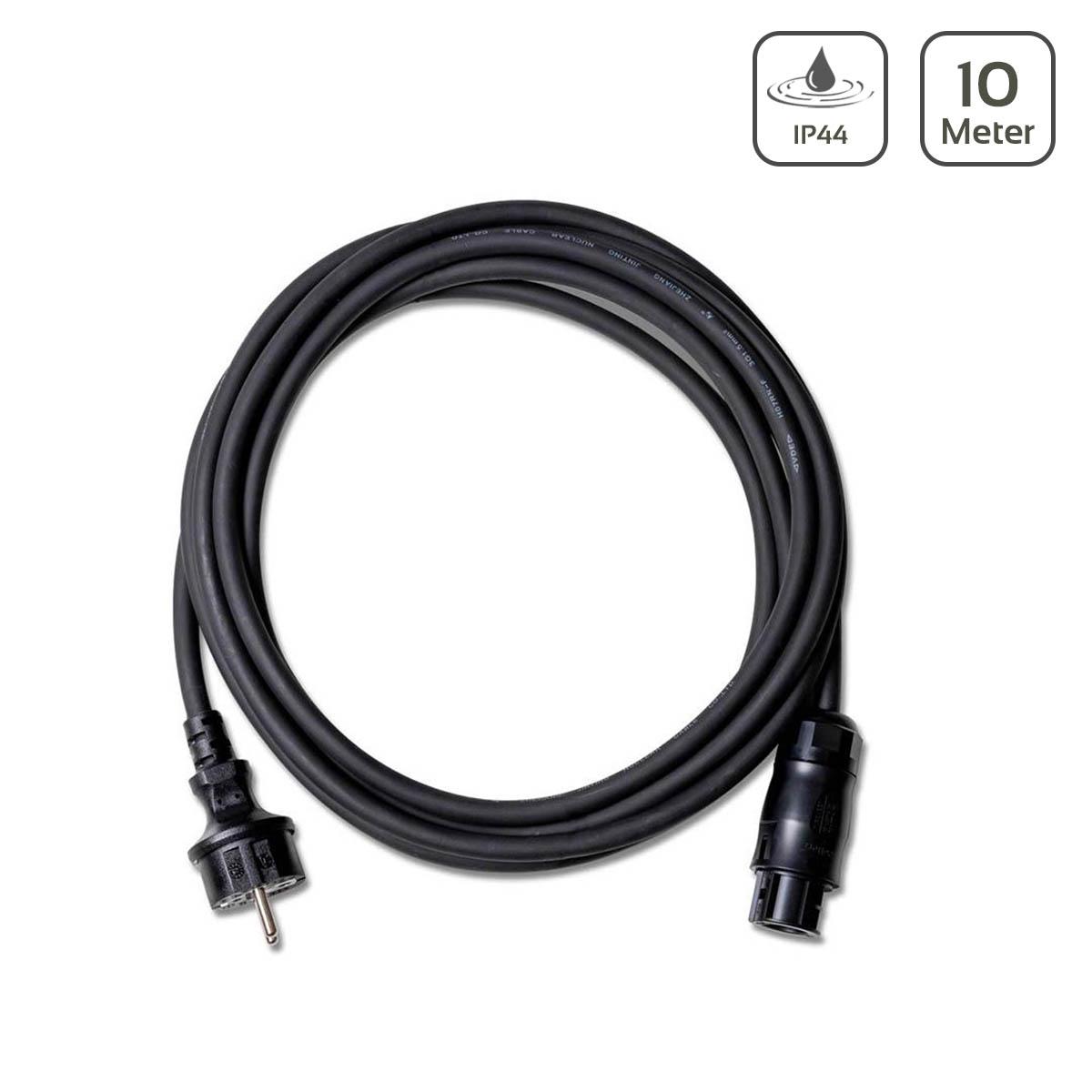 Netz Anschlusskabel Betteri BC01 auf Schuko Steckdose 10 Meter AC Kabel 3×1,5mm²