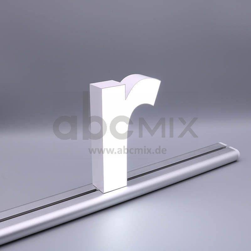 LED Buchstabe Slide r für 200mm Arial 6500K weiß