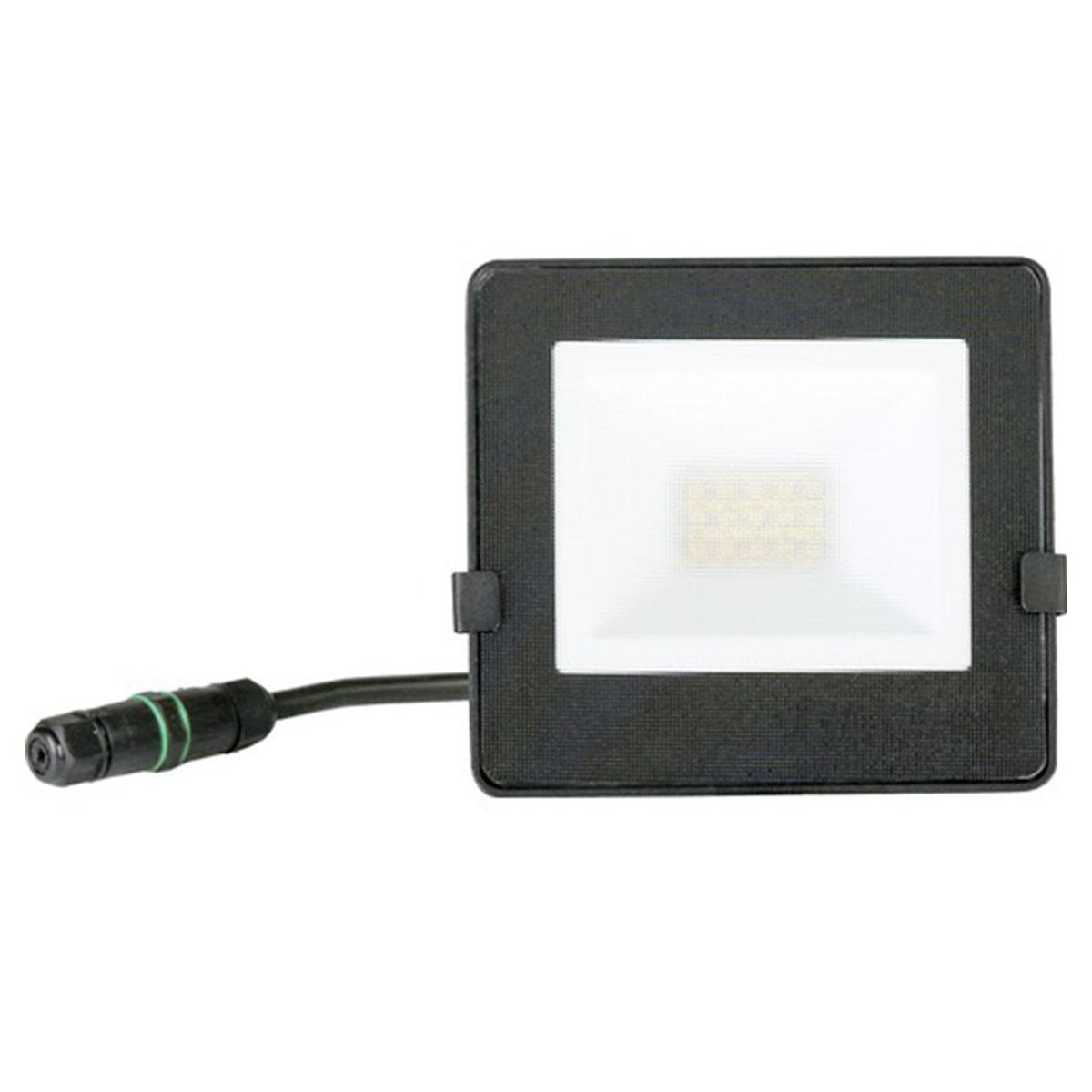 Luceco LED Strahler IP65 10W 800lm 4000K neutralweiß schwarz