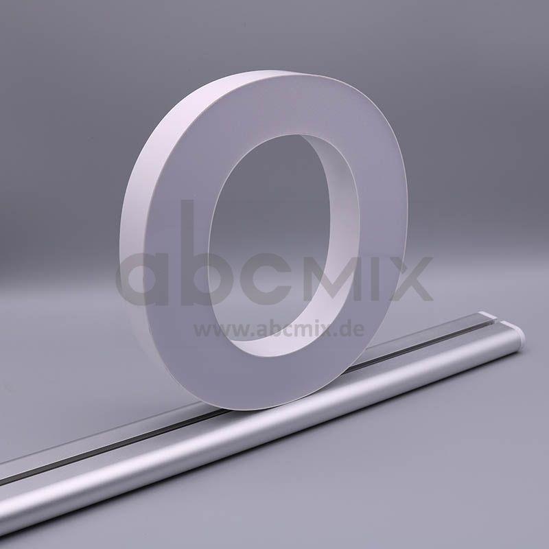 LED Buchstabe Slide O 200mm Arial 6500K weiß