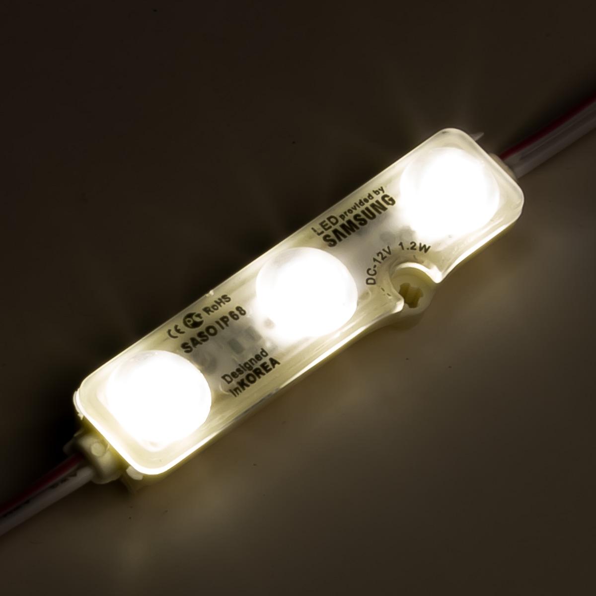 LED Modul 6000K 1,2W 160° 12V IP66 (100 Stück VPE)