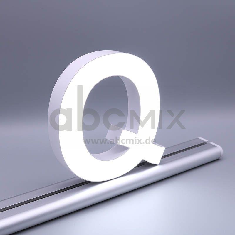 LED Buchstabe Slide Q 150mm Arial 6500K weiß