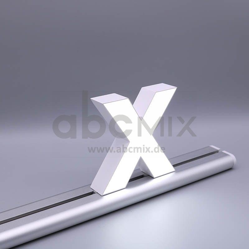 LED Buchstabe Slide x für 150mm Arial 6500K weiß