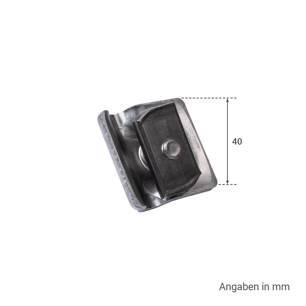 Avanti Modul-Erdungsklemme für ø 8mm, mit Schraube + Mutter - MwSt: 0% NUR für Privatkunden