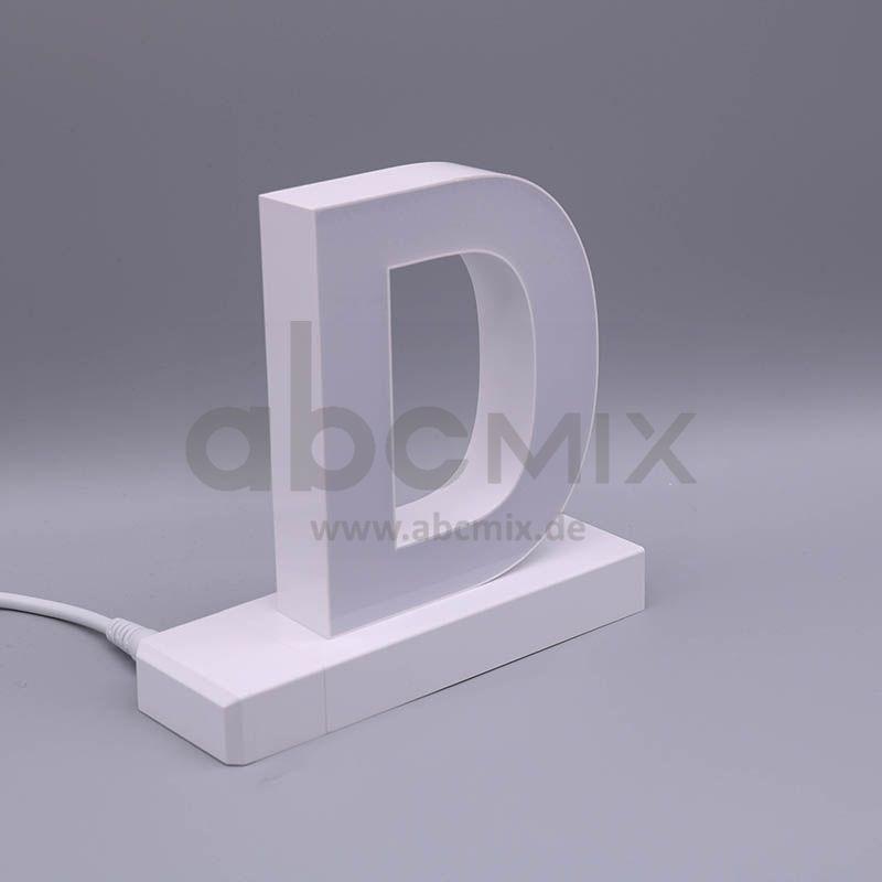LED Buchstabe Click D 125mm Arial 6500K weiß