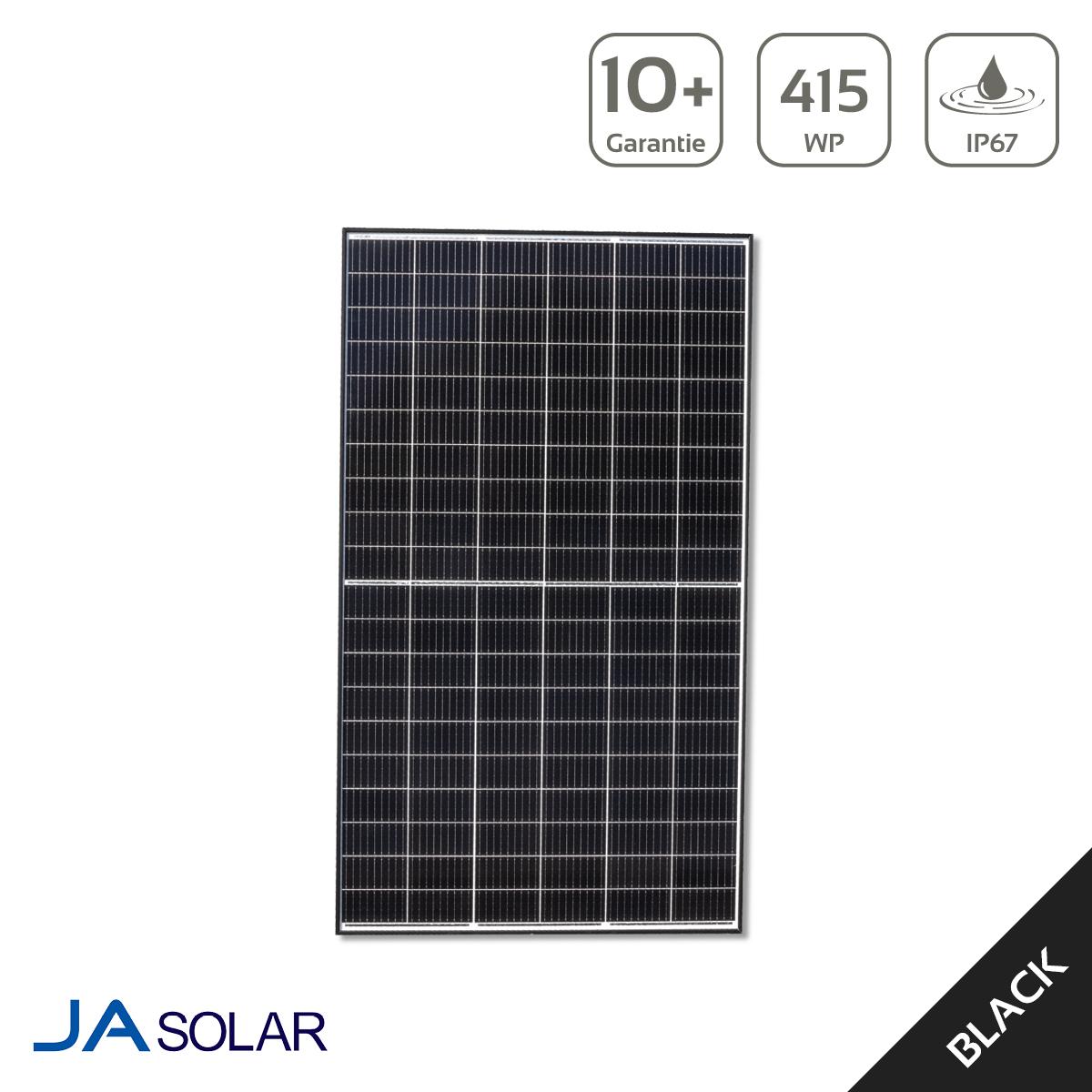 JASolar 415 Watt Black Frame Photovoltaikmodul Pro JAM54S30 415 GR-BF - MwSt: 0% NUR für Privatkunden