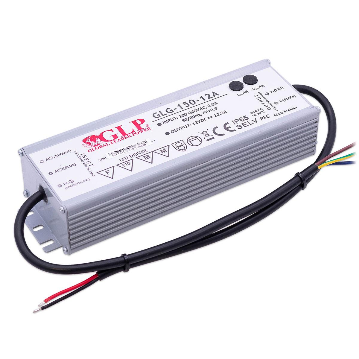 GLP GLG-150-12 LED Netzteil 150W 12V 12.5A IP65 Schaltnetzteil CV