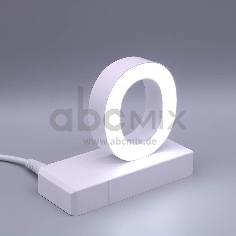 LED Buchstabe Click O 75mm Arial 6500K weiß