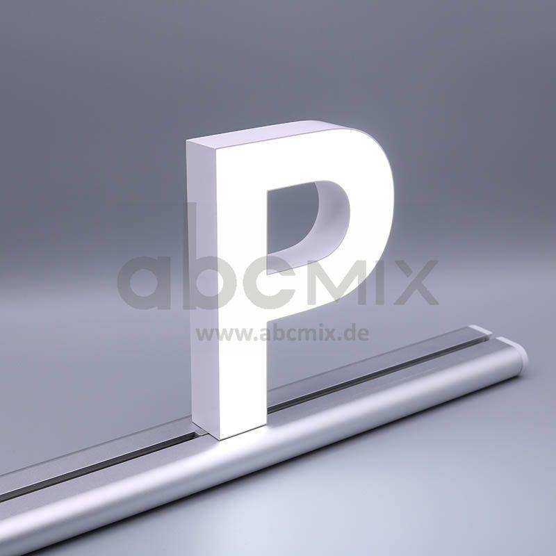 LED Buchstabe Slide P 150mm Arial 6500K weiß