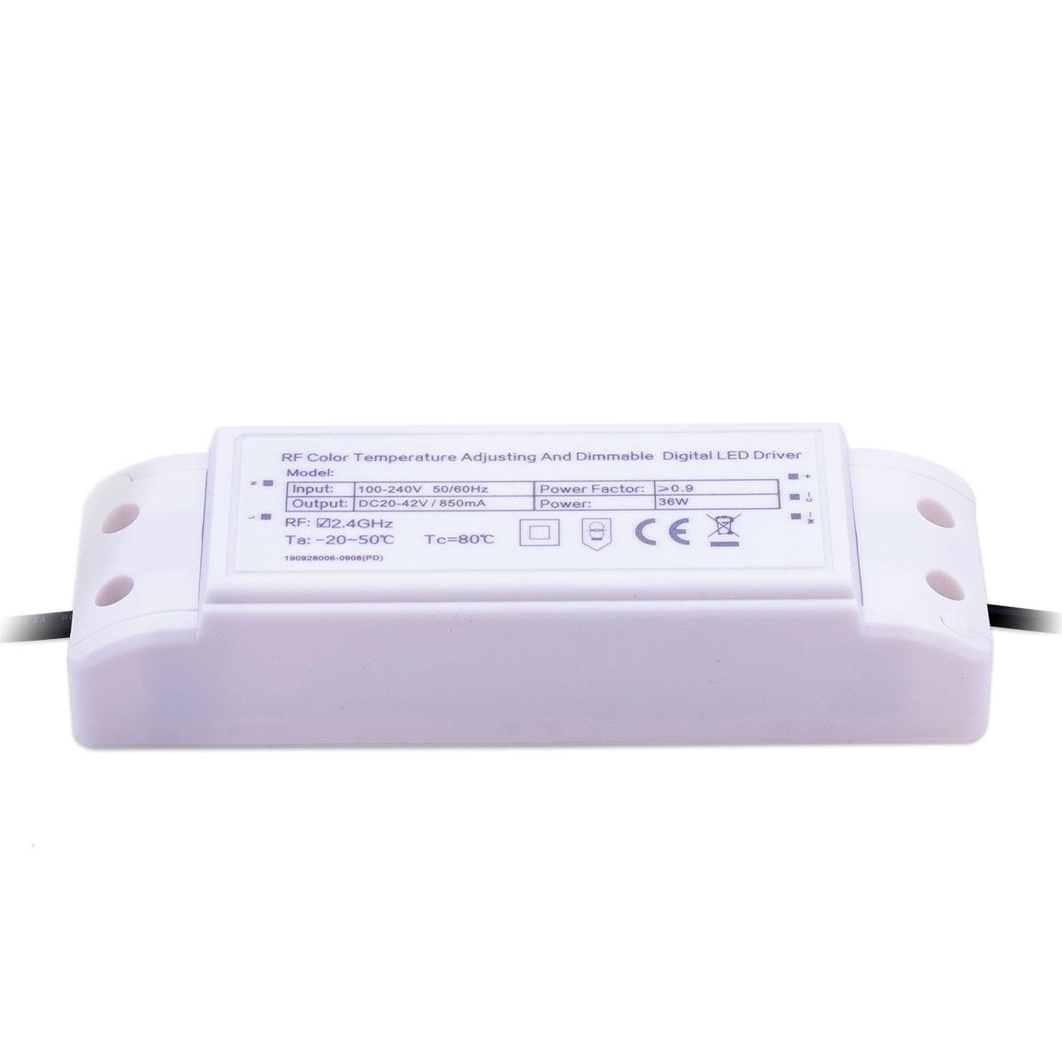 LED Treiber CCT Controller 48W 20-42V 1.100mA dimmbar über 2.4GHz Fernbedienung