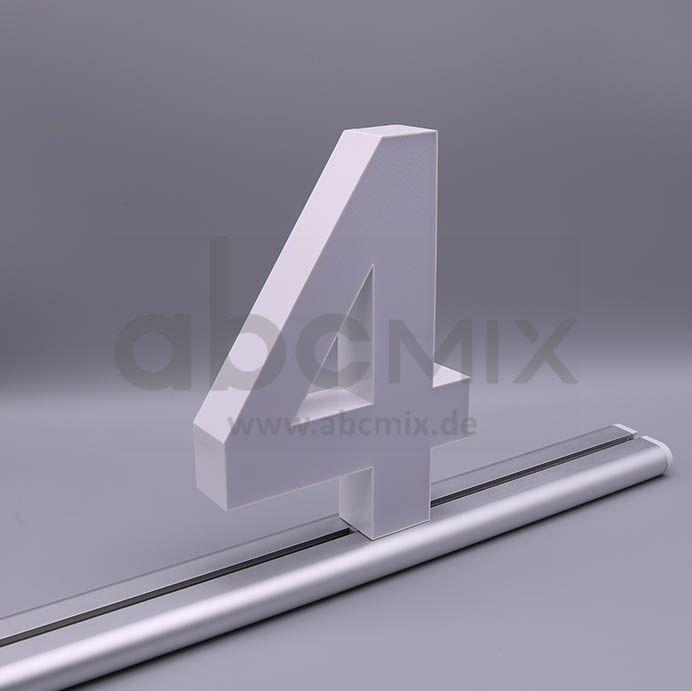 LED Buchstabe Slide 4 für 200mm Arial 6500K weiß