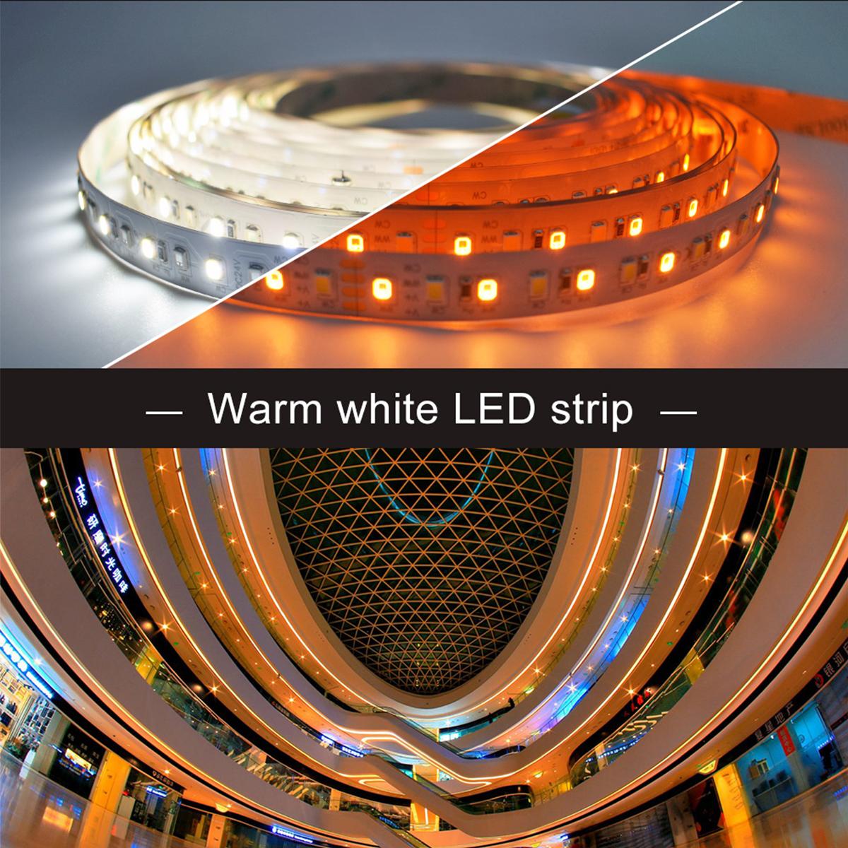 Strip Full Spectrum 24V LED Streifen 5M 18W/m 120LED/m 12mm - Lichtfarbe: CCT 2300-6000K - Schutzart: IP20