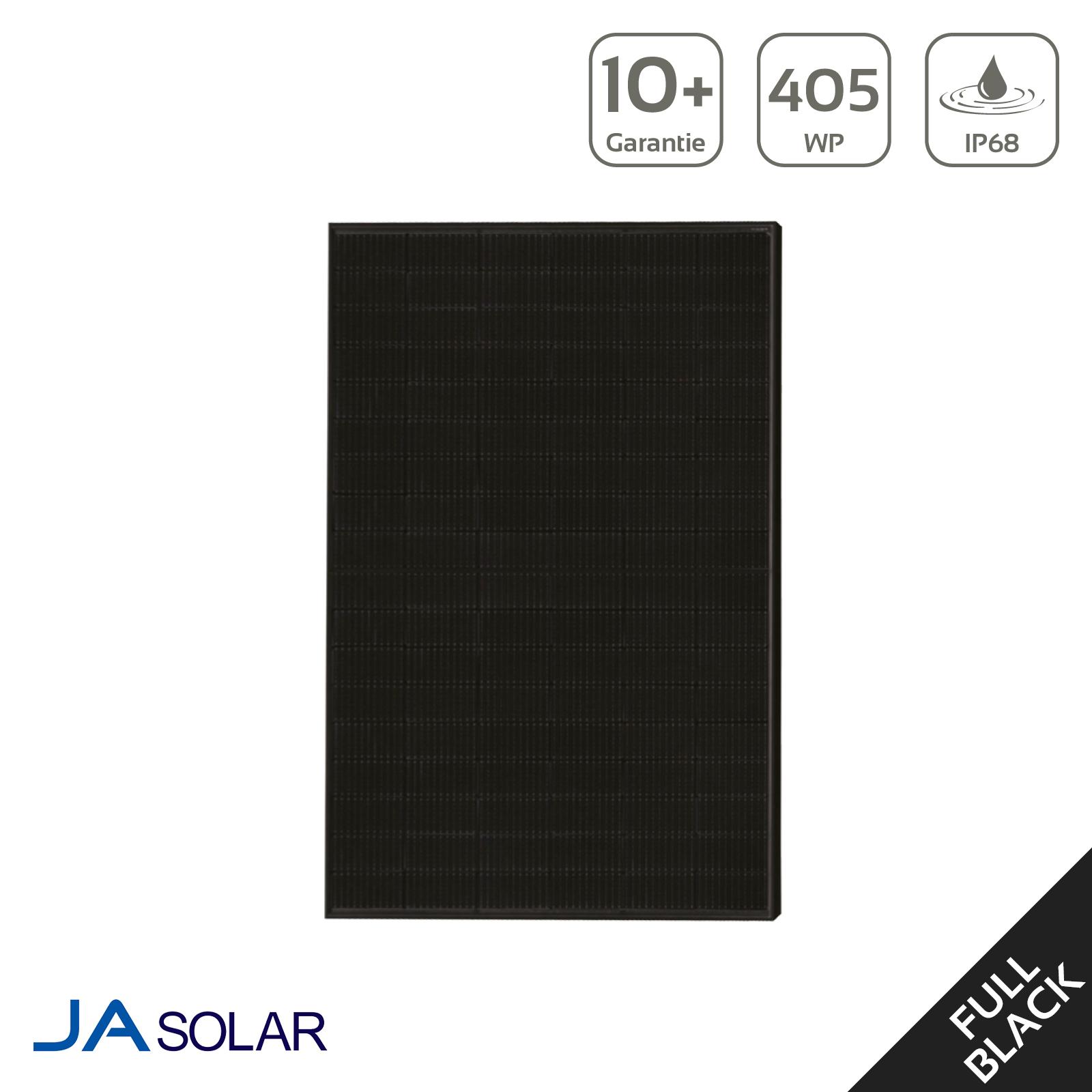 JASolar 405 Watt Full Black Photovoltaikmodul JAM54S31-405MR - MwSt: 0% NUR für Privatkunden