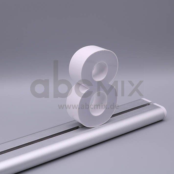 LED Buchstabe Slide 8 für 100mm Arial 6500K weiß