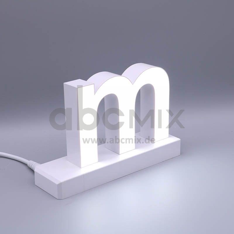 LED Buchstabe Click m für 125mm Arial 6500K weiß